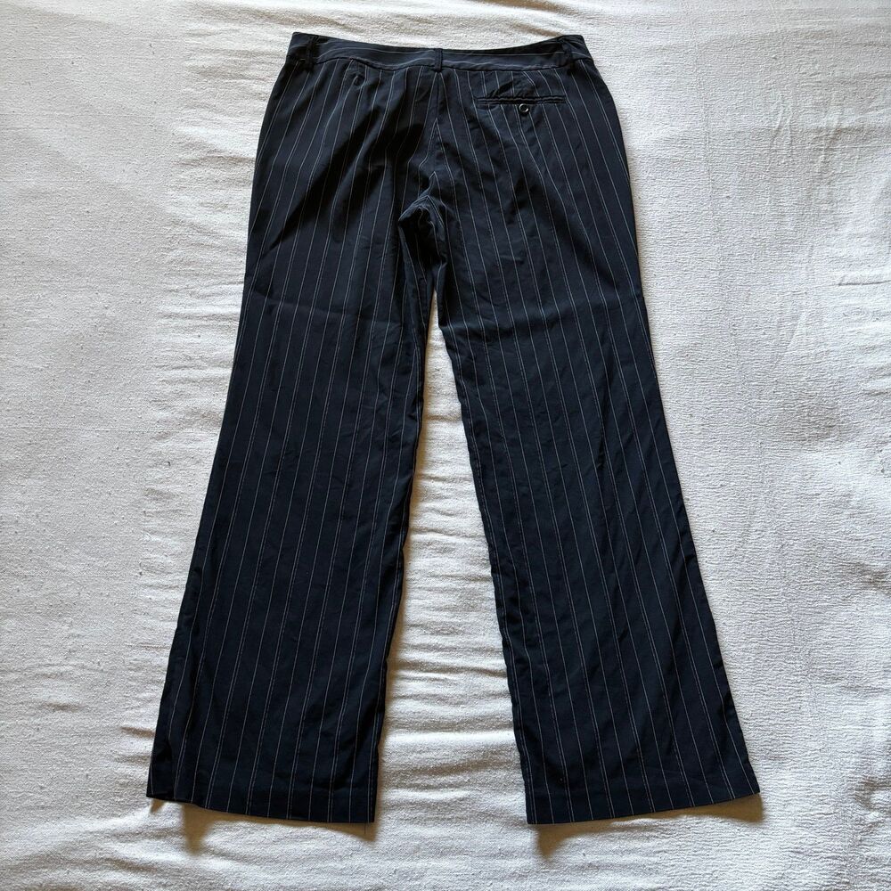 Vintage Xhilaration Y2K Pinstripe Wide-Leg Trousers